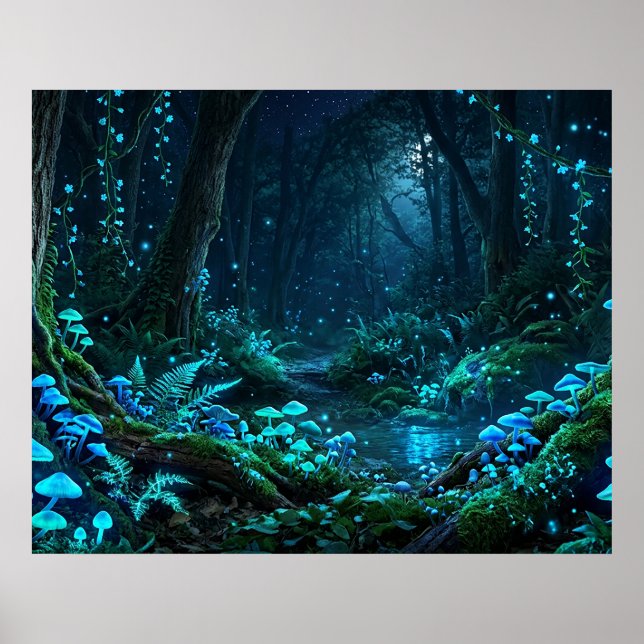 Magischer Wald Poster (Vorne)