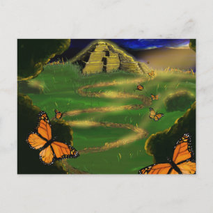 Magischer Wald Postkarte