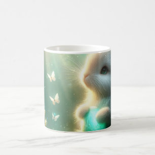 Magischer Waldkaninchen-Ei Kaffeetasse