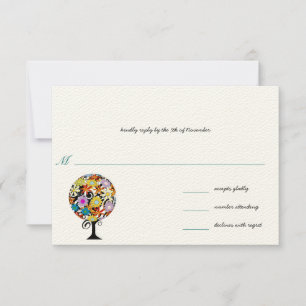 Magischer Waldkreis der Liebe Hochzeitseinladungen Einladung