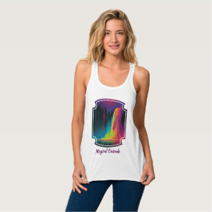 Magischer Wasserfall, fesselnde Ruhe Tank Top