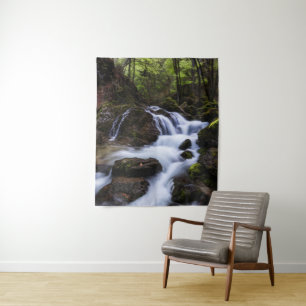 Magischer Wasserfall in der Schlucht Wandteppich
