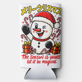 Magischer Weihnachts-Schneemann-Kühltasche Selters Dosenkühler