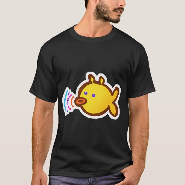 Magischer Weltraumfisch T-Shirt (Vorderseite)