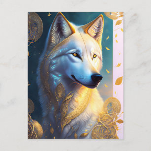 Magischer Wolf, Postkreuz Postkarte