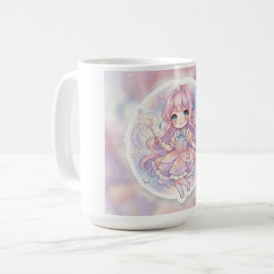 Magisches Anime-Mädchen Dreamy Star Sticker (Yoki Kaffeetasse