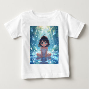 Magisches Anime-Mädchen-T-Shirt Baby T-shirt