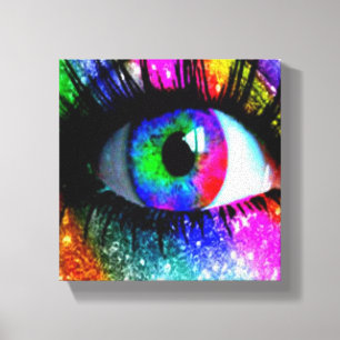 Magisches Augen- canvus Leinwanddruck