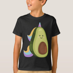 Magisches Avocado Unicorn Veganes Essen T-Shirt