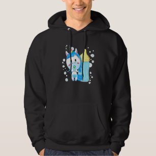 Magisches Baby-Einhorn in Windel mit Babyflasche A Hoodie