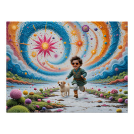 Magisches besticktes Wunderland Poster