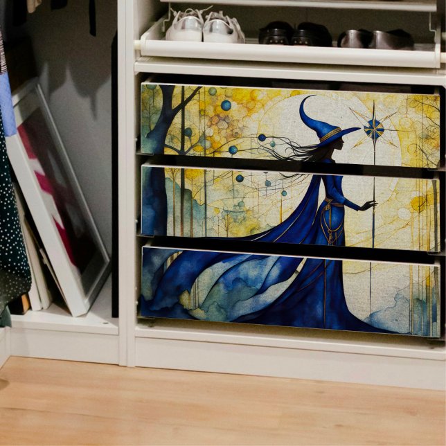 Magisches blaues Dekoupage Tissue Seidenpapier (Von Creator hochgeladen)