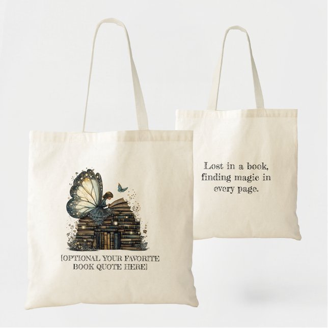 Magisches Buch Fairy Tote Bag Tragetasche (Von Creator hochgeladen)