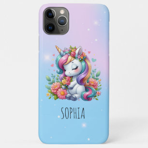 Magisches buntes Einhorn Mädchen Geburtstagsgesche Case-Mate iPhone Hülle