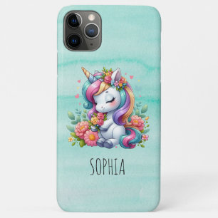 Magisches buntes Einhorn Mädchen Geburtstagsgesche Case-Mate iPhone Hülle