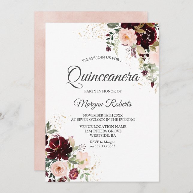 Magisches Burgund Roter Wein Weinkultur und Erde Einladung (Vorne/Hinten)