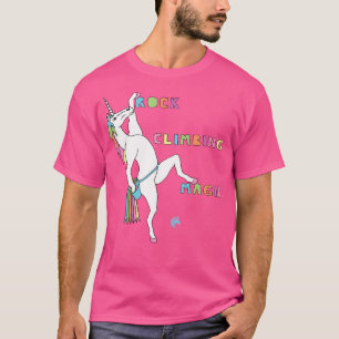 Magisches Einhorn beim Klettern T-Shirt