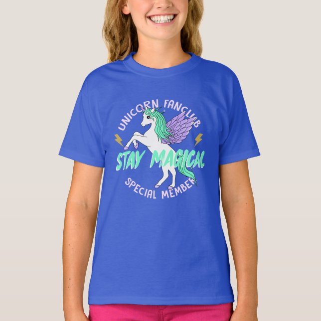 Magisches Einhorn bleibe T-Shirt (Vorderseite)