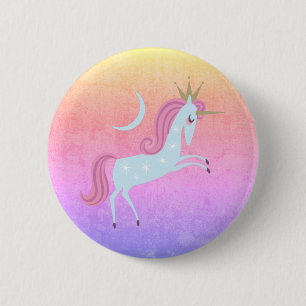 magisches Einhorn Button