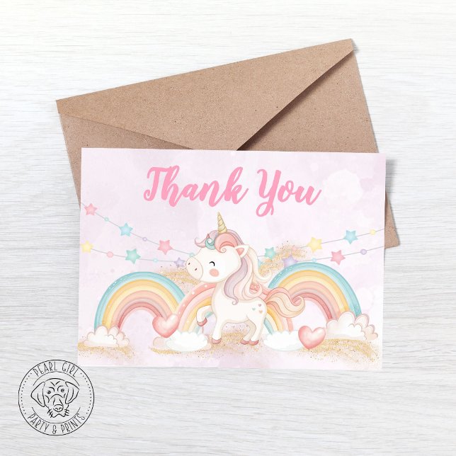 Magisches Einhorn Dankeskarte (Von Creator hochgeladen)