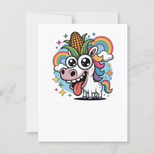 Magisches Einhorn - Fantastisch kitschiges Wesen Postkarte