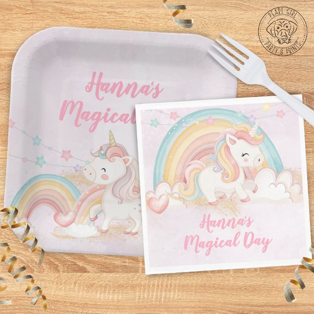 Magisches Einhorn Geburtstag Serviette (Von Creator hochgeladen)