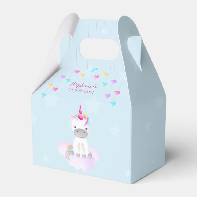 Magisches Einhorn Geschenkschachtel (Vorderseite)