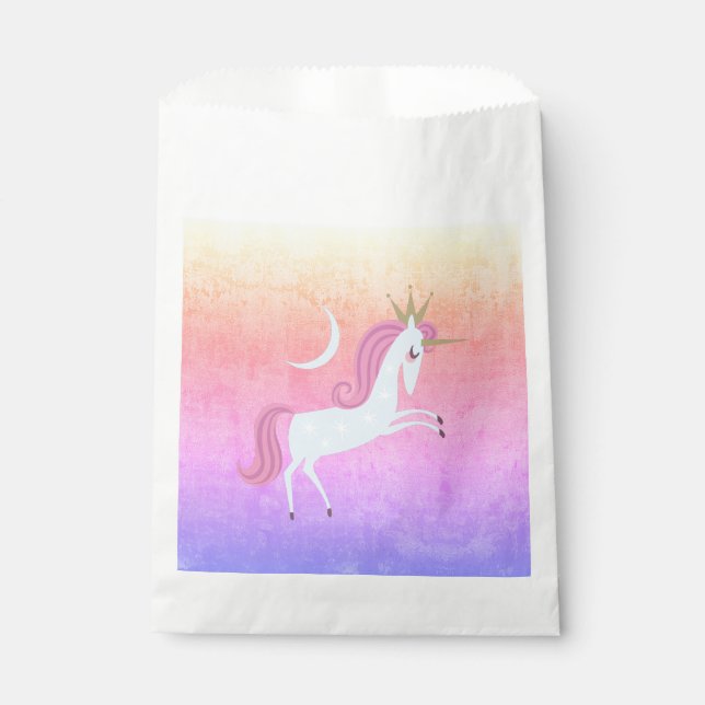 magisches Einhorn Geschenktütchen (Vorderseite)
