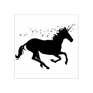 Magisches Einhorn Gummistempel