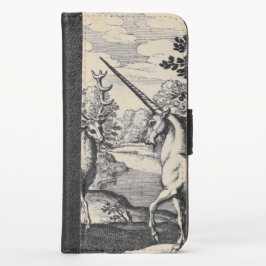 Magisches Einhorn im Wald