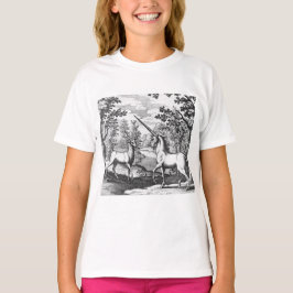 Magisches Einhorn im Wald T-Shirt