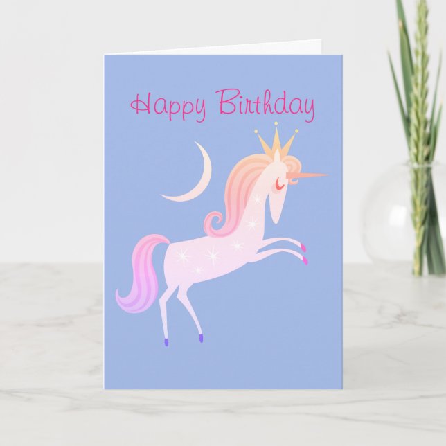magisches Einhorn Karte (Vorderseite)