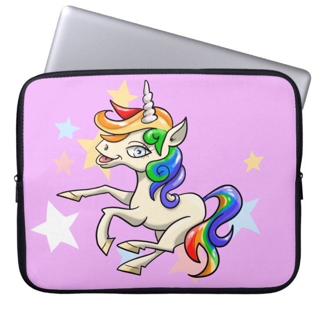 Magisches Einhorn Laptopschutzhülle (Vorderseite)