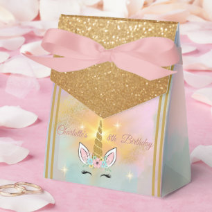 Magisches Einhorn-Mädchen-Geburtstag Geschenkschachtel