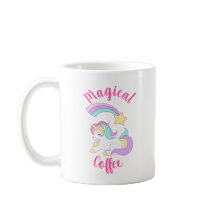 Magisches Einhorn mit Regenbogen-Shooting-Star