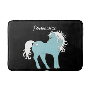 Magisches Einhorn Niedlich & Adorable mit Star Badematte