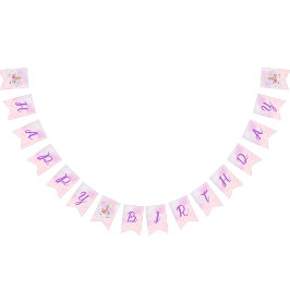 Magisches Einhorn Regenbogen Rosa Geburtstag Wimpelkette