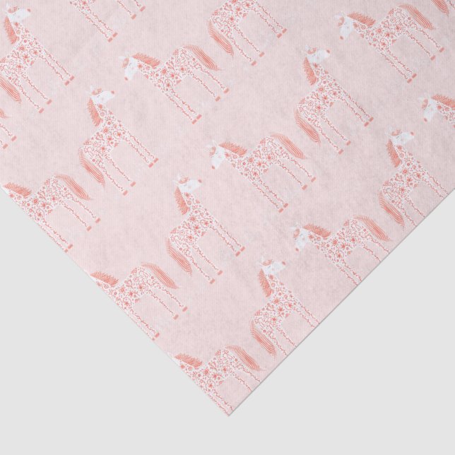 Magisches Einhorn Rosa Seidenpapier (Detail)