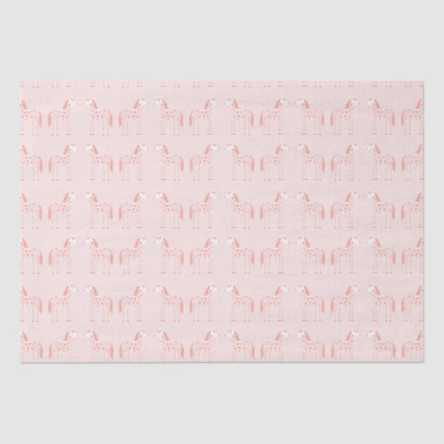 Magisches Einhorn Rosa Seidenpapier (Vorderseite)