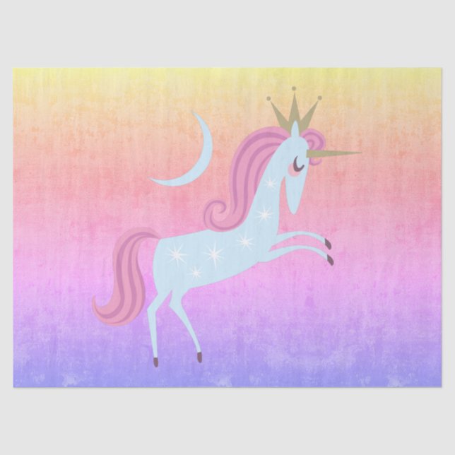 magisches Einhorn Seidenpapier (Vorderseite)