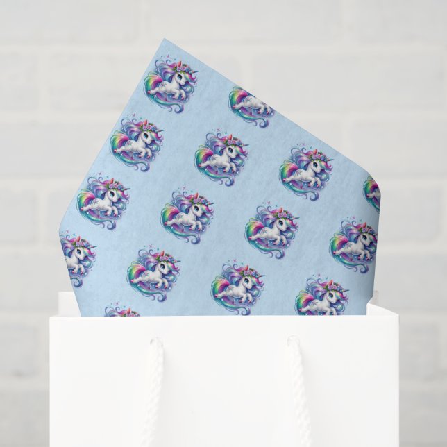 Magisches Einhorn Seidenpapier (Geschenktüte)