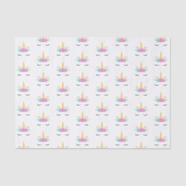 Magisches Einhorn Seidenpapier (Vorderseite)