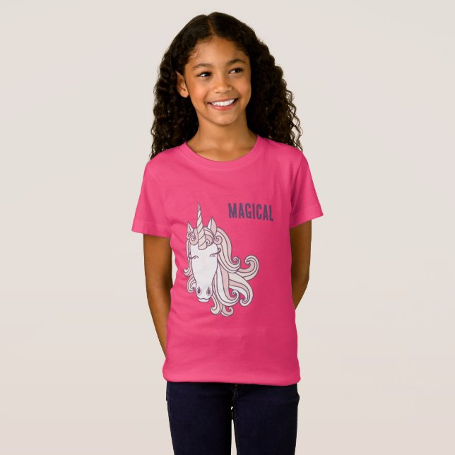 Magisches Einhorn T-Shirt (Vorne ganz)