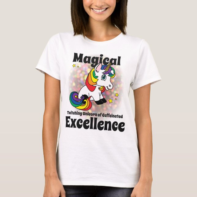 Magisches Einhorn T-Shirt (Vorderseite)