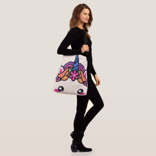 Magisches Einhorn Tragetaschen Mit Langen Trägern