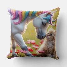 Magisches Einhorn und beste Kätzchenfreunde
