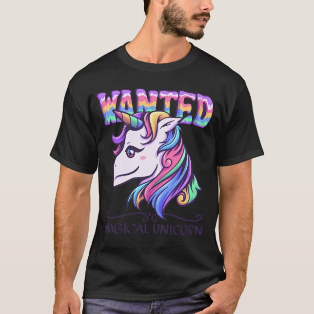 Magisches Einhornpferd Gewollt T-Shirt (Vorderseite)