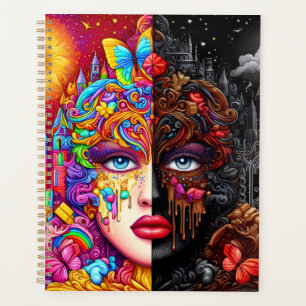 Magisches Elfen-Süßigkeiten-Reich Fantasy-Kunst Planer