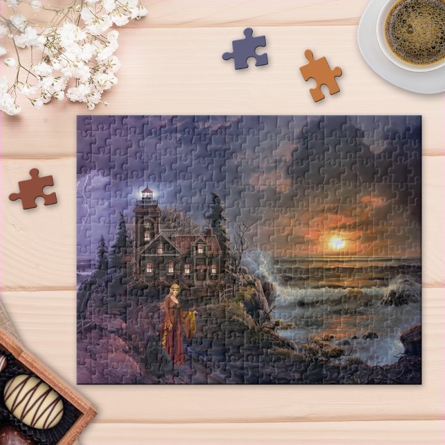 Magisches Fantasy Coastal Night Puzzle (Von Creator hochgeladen)