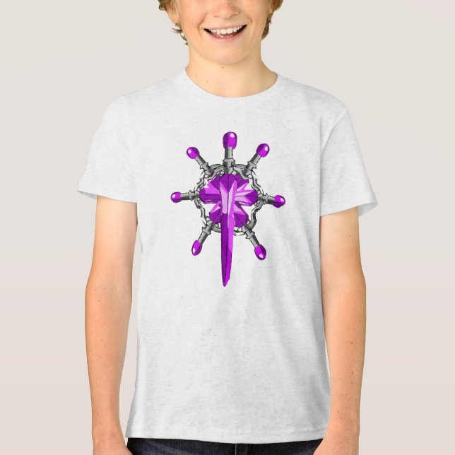 Magisches Fantasy-Power-Design  Tri-Blend Shirt (Vorderseite)